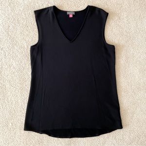 Vince Camuto Sleeveless Black Top, Small
